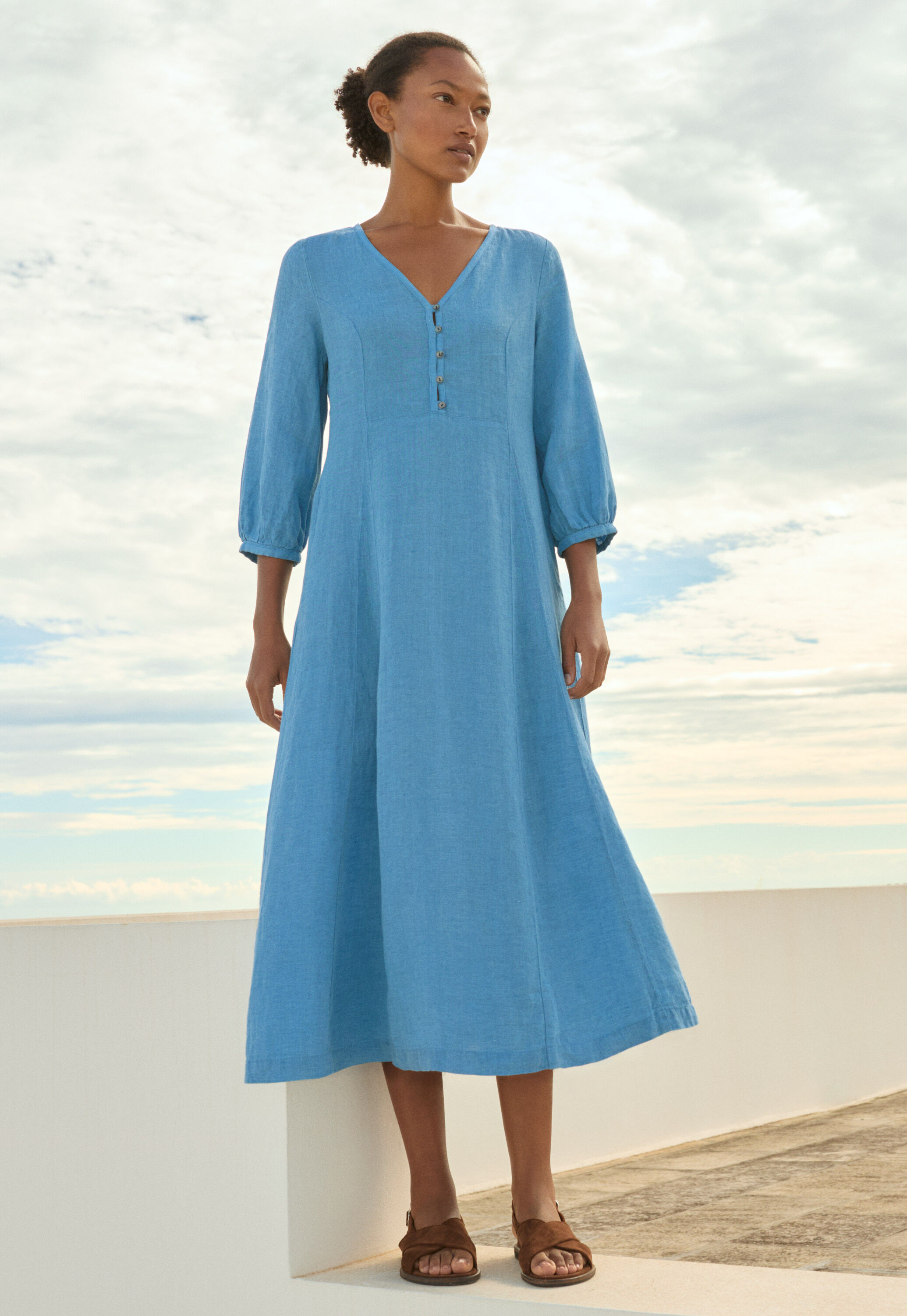 Bluse mit eingewebtem Kreuzmuster