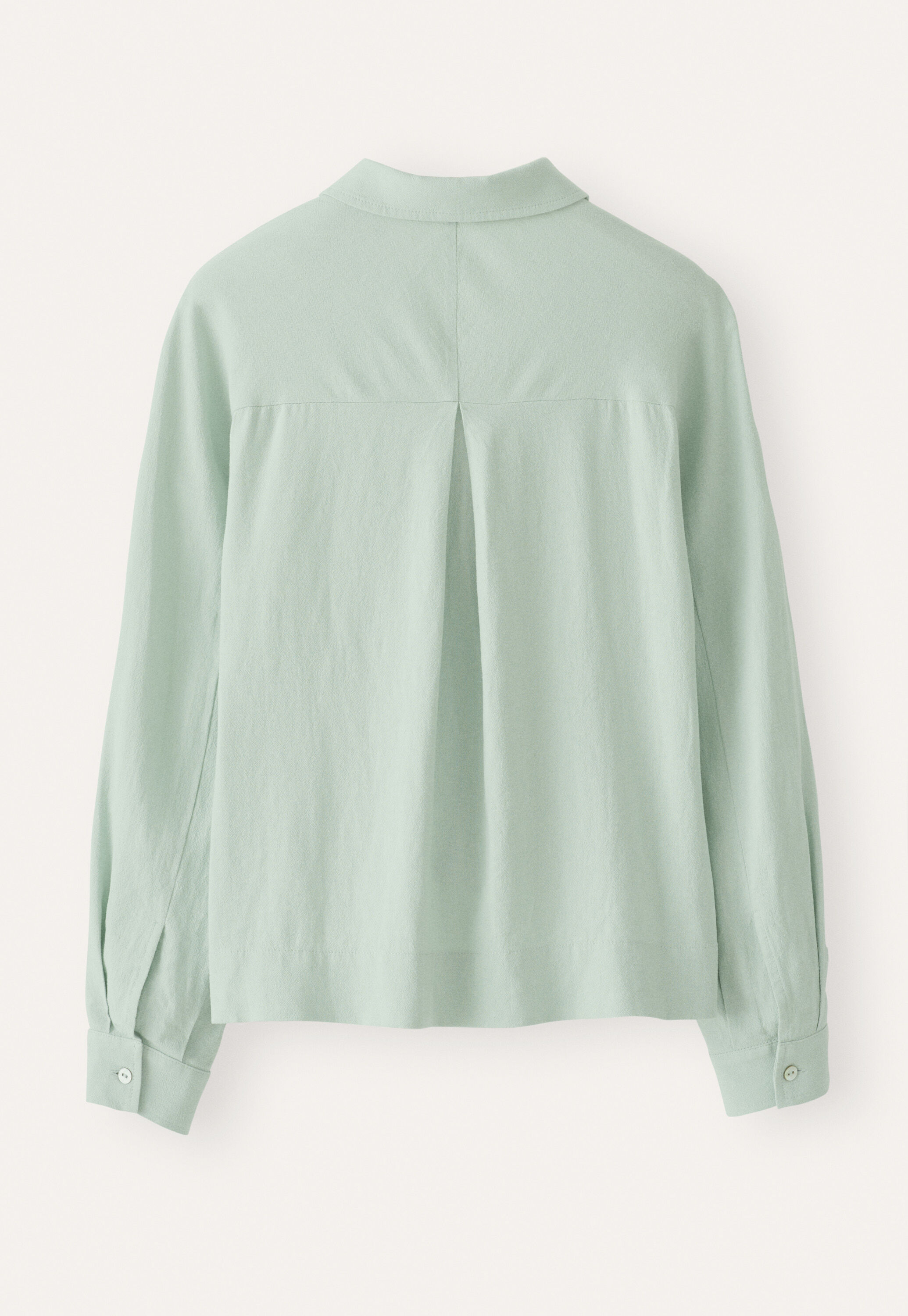 Bluse mit geschwungenen &Auml;rmeln, Aqua/Mint, large