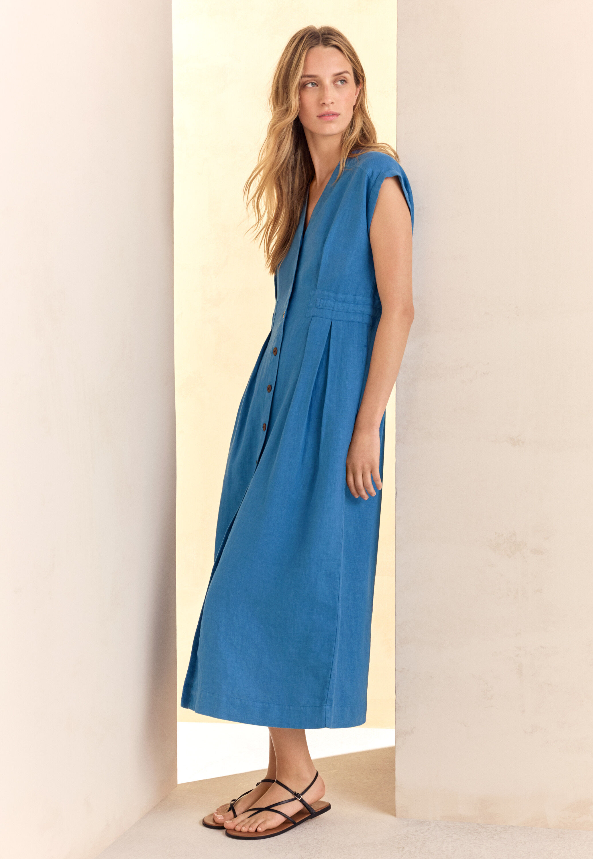 Bluse mit eingewebtem Kreuzmuster