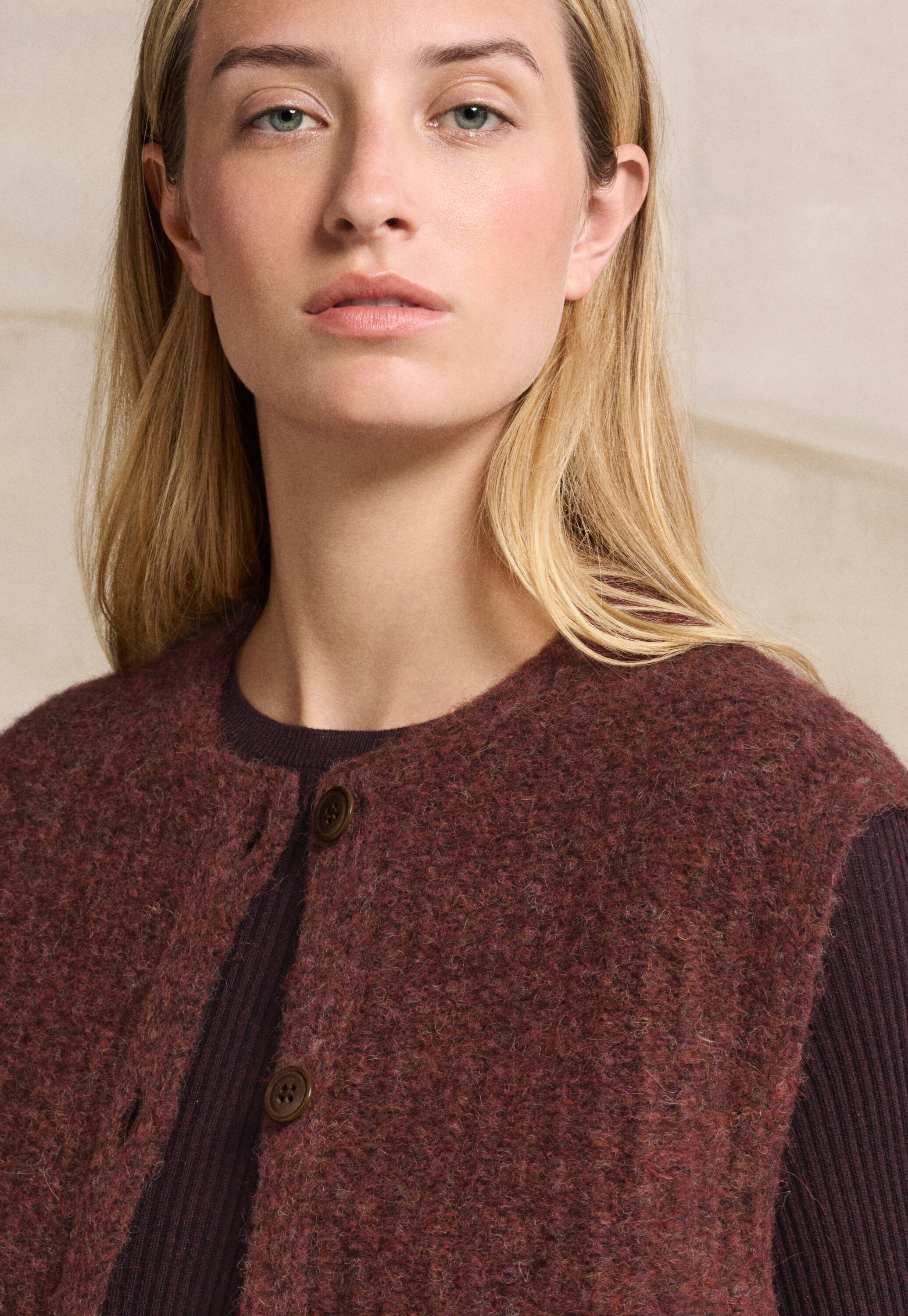 &Auml;rmelloser Cardigan