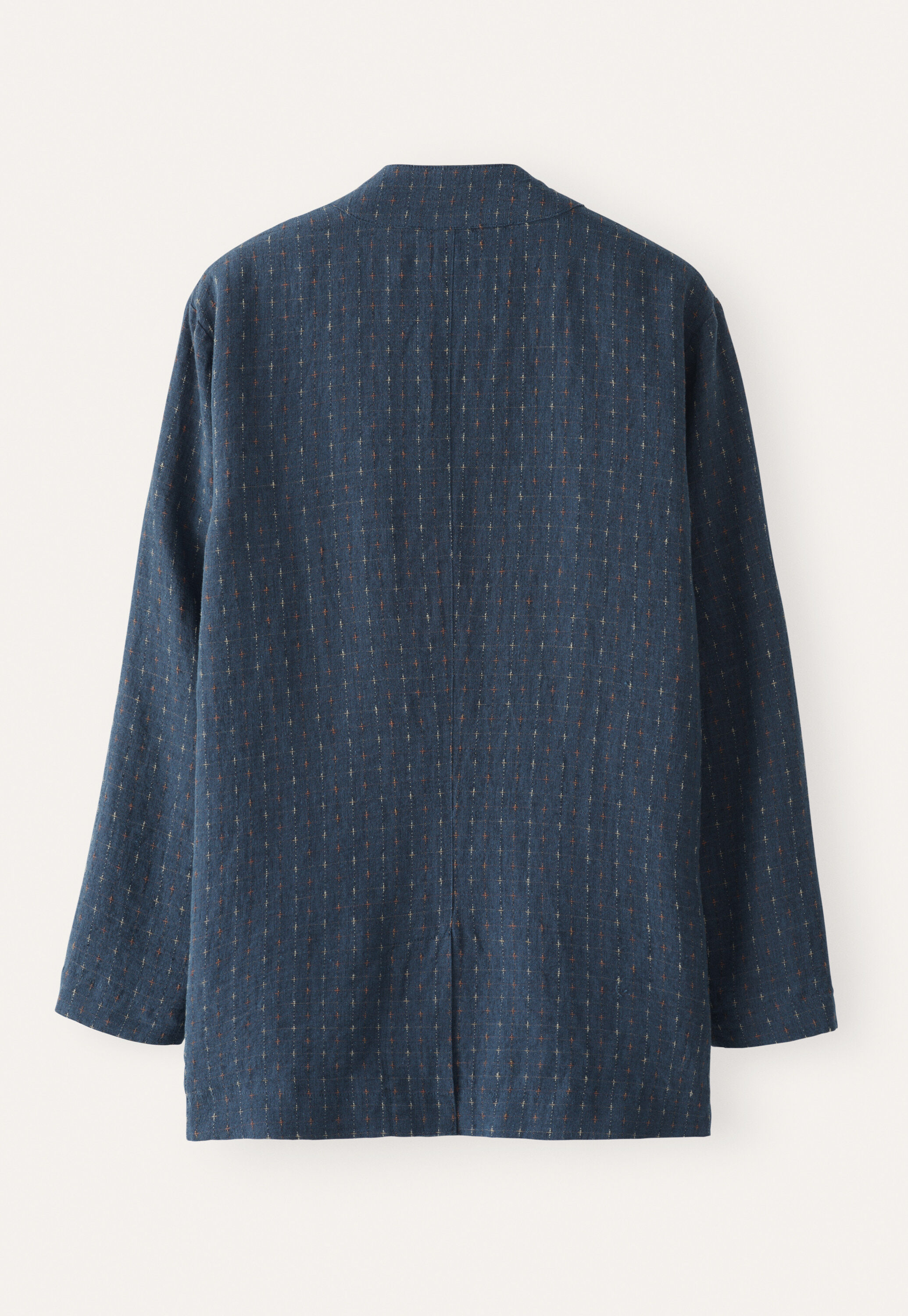 Jacke mit Kreuzmuster, Dunkles Petrol, large