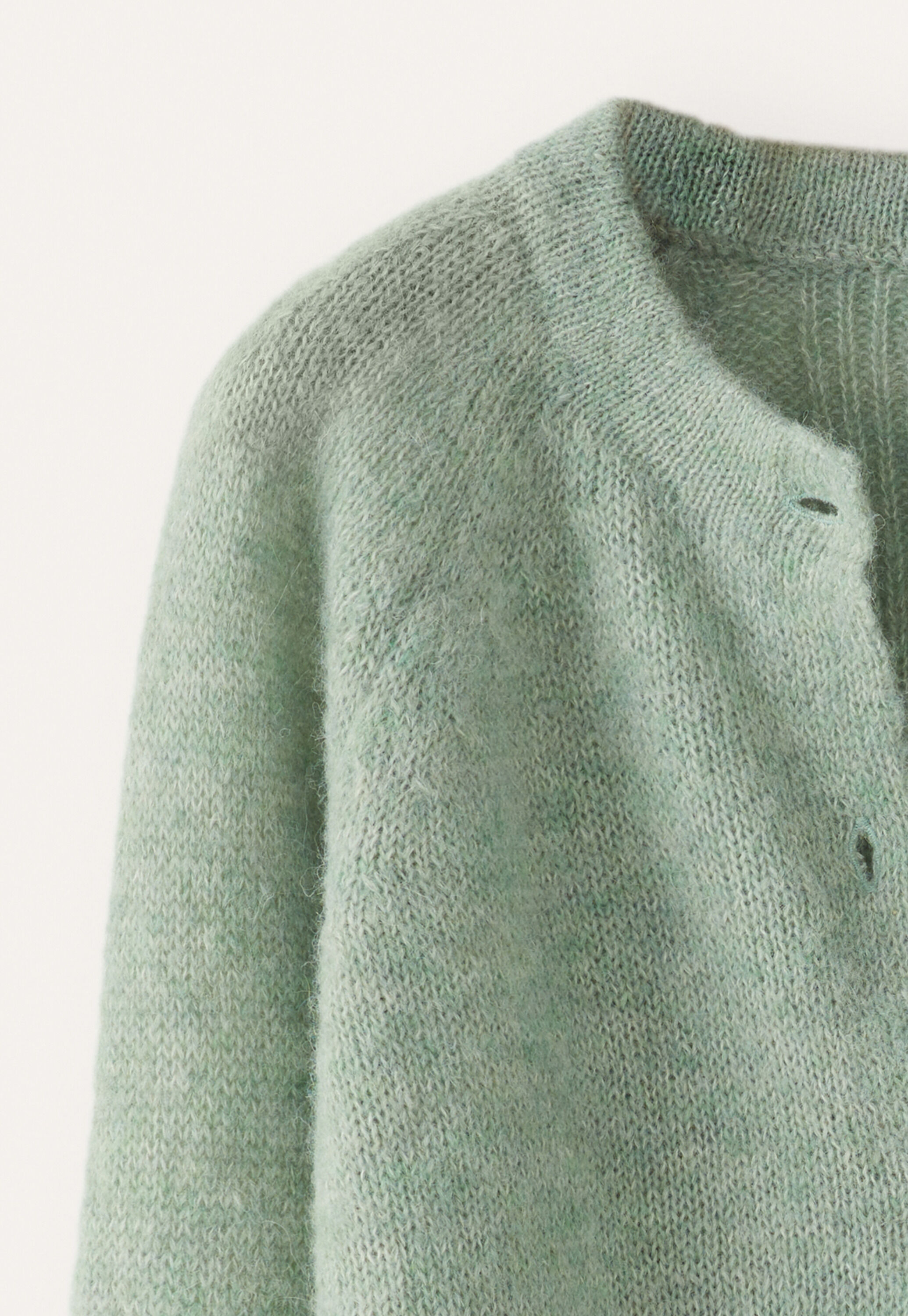 Cardigan mit Raglan&auml;rmeln