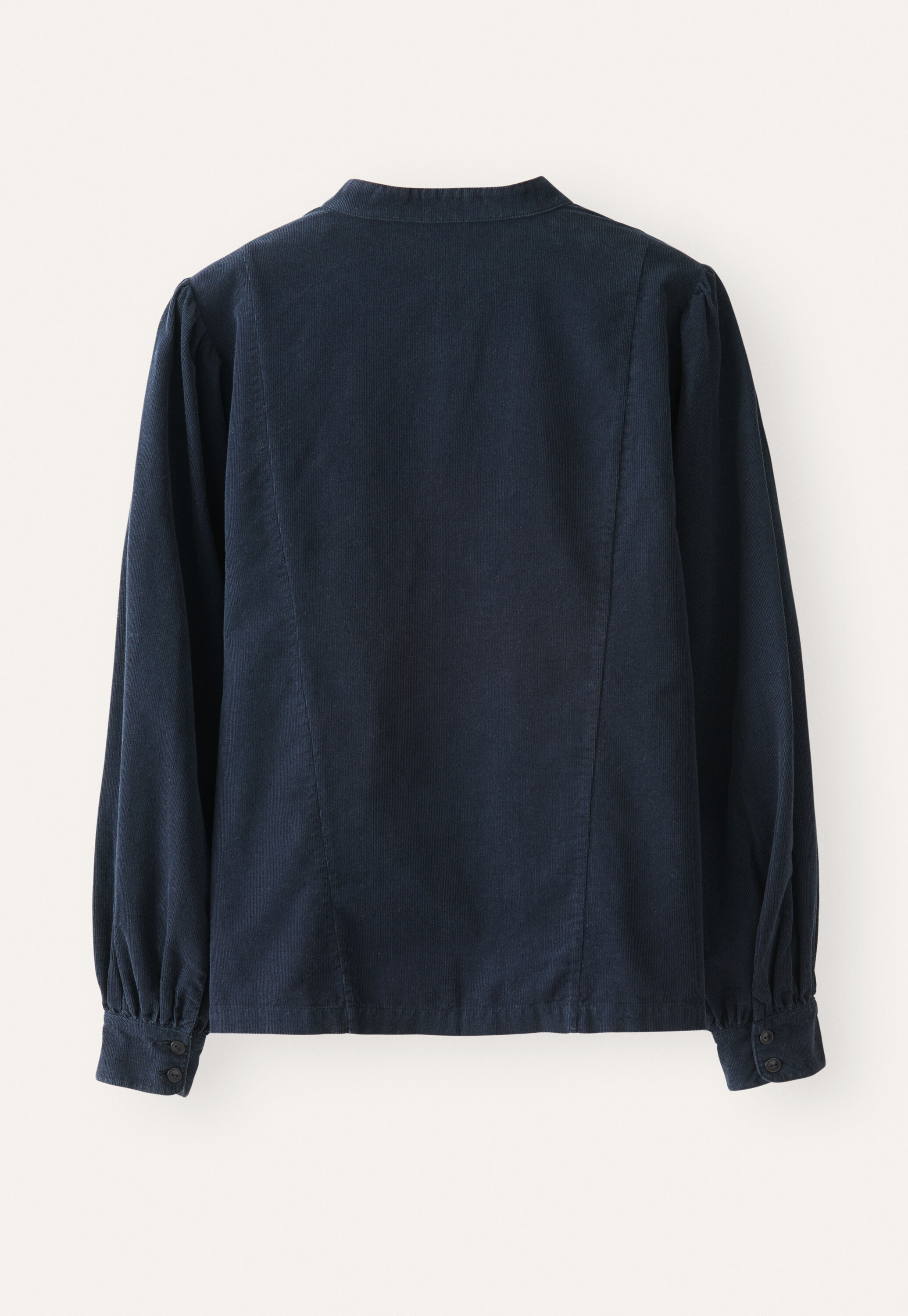 Bluse mit gerafften &Auml;rmeln, Tinte, large