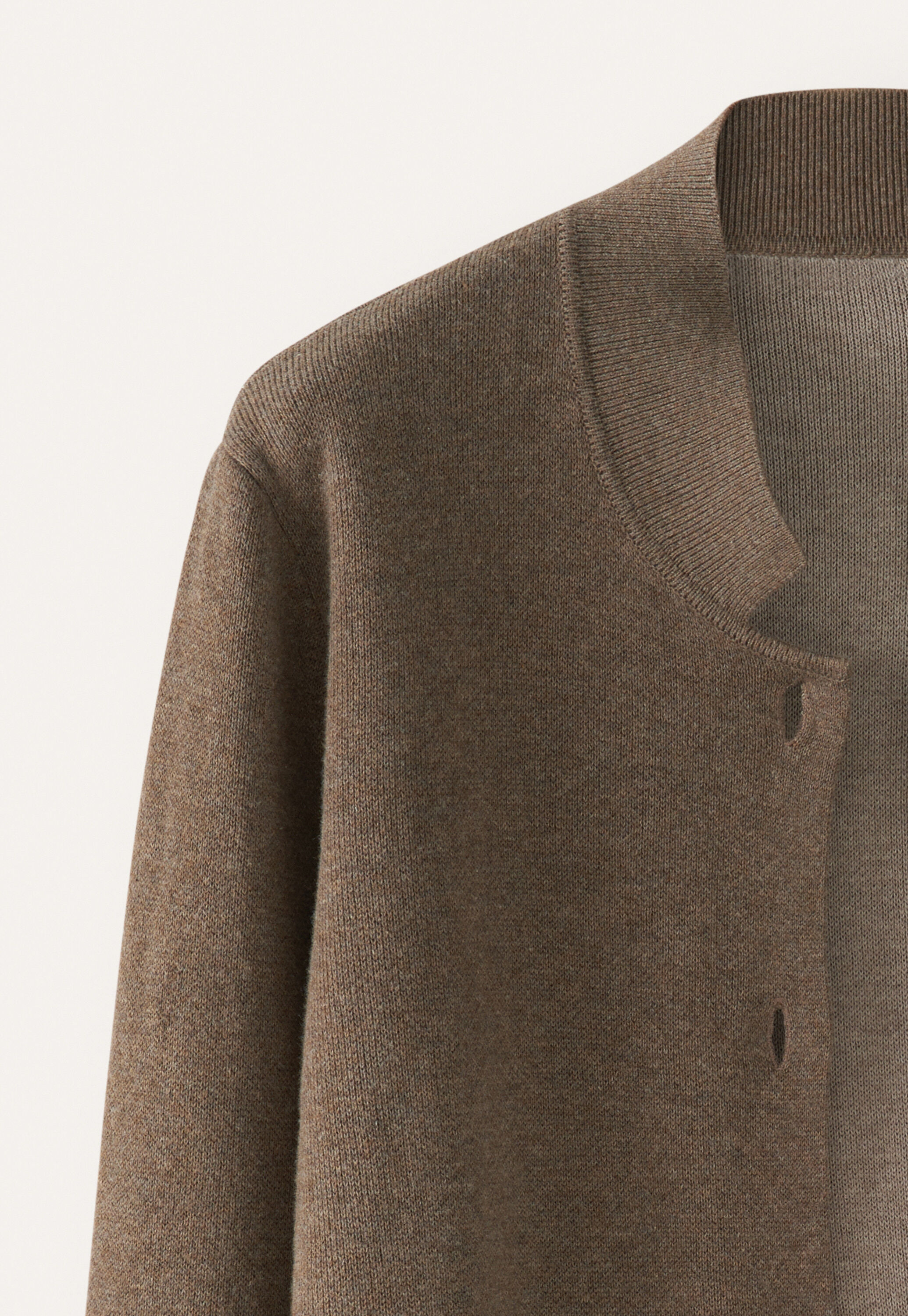 Doppelt gestrickte Jacke