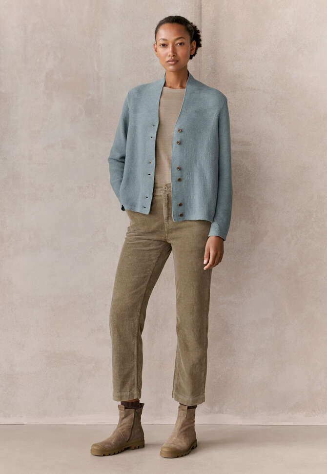 Top mit Rundhalsausschnitt, Rehbraun, completeTheLook