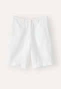 Entspannte Shorts, Wei&szlig;, webstill