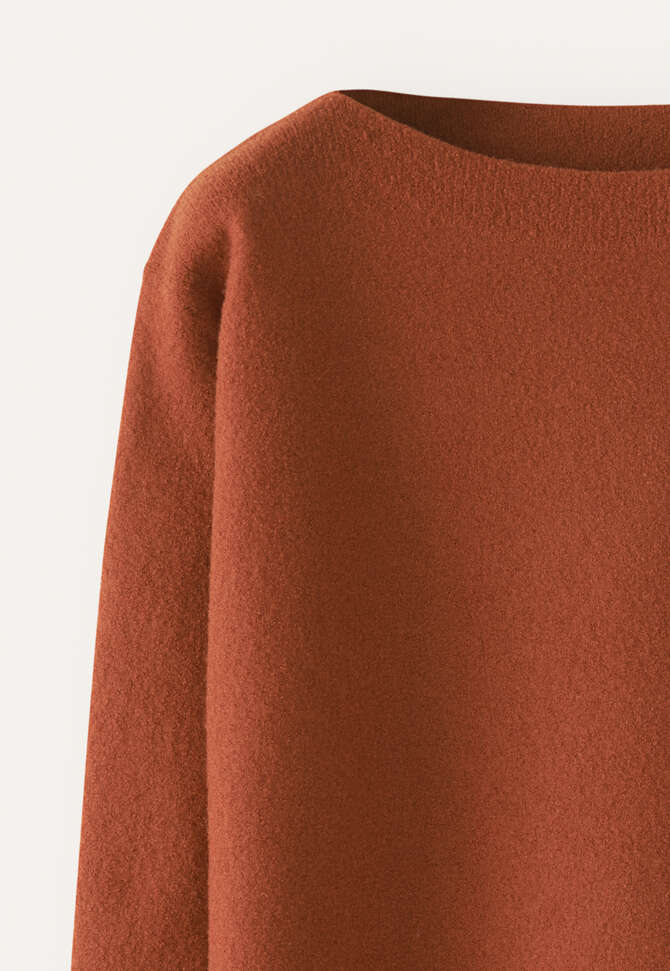 Kastiger Pullover, Gew&uuml;rzorange, completeTheLook