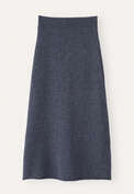 Strickrock, Denimblau, webstill