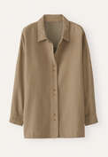Overshirt, Kamelgrau, webstill