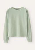 Sweatshirt aus pigmentgef&auml;rbtem Jersey, Aqua, webstill