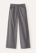 Jeans mit geradem Bein, Dunkelgrau, webstill