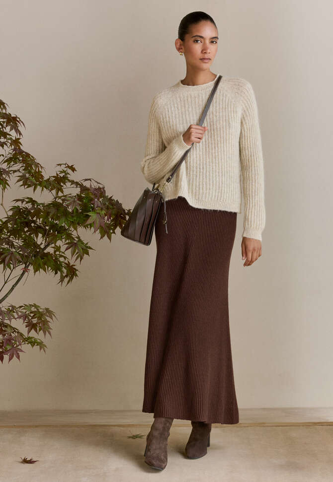 Strickrock, Feigenbraun, completeTheLook