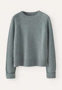Pullover mit Raglan&auml;rmeln, Lagune, webstill