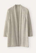 Cardigan im Kimono-Stil, Kiesel, webstill