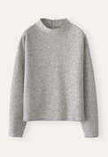 Pullover mit Trichterkragen, Monochrom, webstill