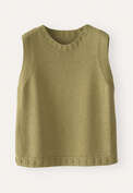 &Auml;rmelloser Pullover, Blasses Salbei, webstill