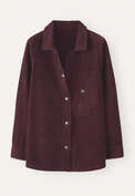 Cord-Overshirt, Zwetschge, webstill