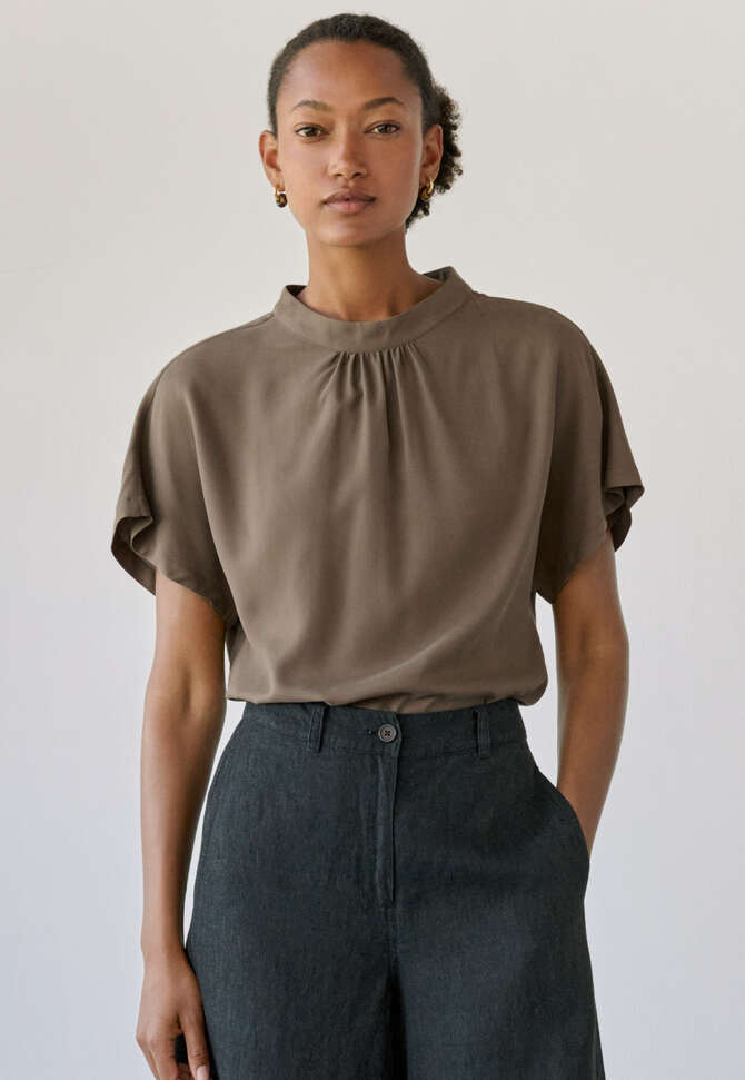 Dolman-Bluse, Taupe, completeTheLook